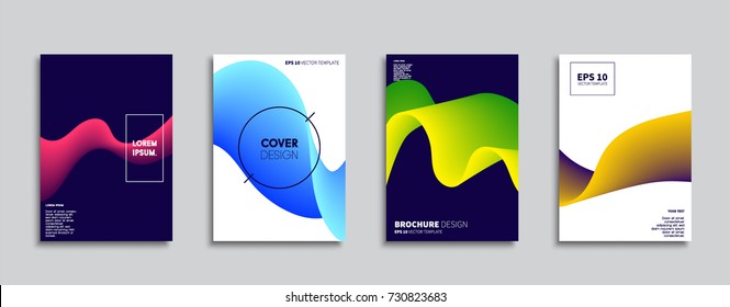 Minimal Vector cover designs. Future Poster templates.