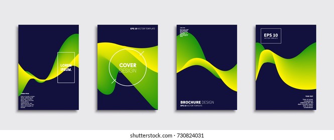Minimal Vector cover designs. Future Poster templates.