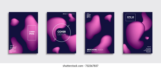 Minimal Vector cover designs. Future Poster templates.