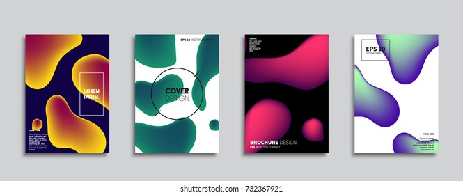 Minimal Vector cover designs. Future Poster templates.