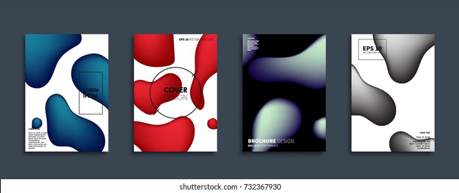 Minimal Vector cover designs. Future Poster templates.
