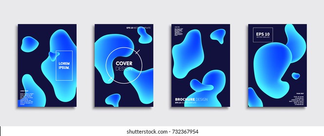 Minimal Vector cover designs. Future Poster templates.