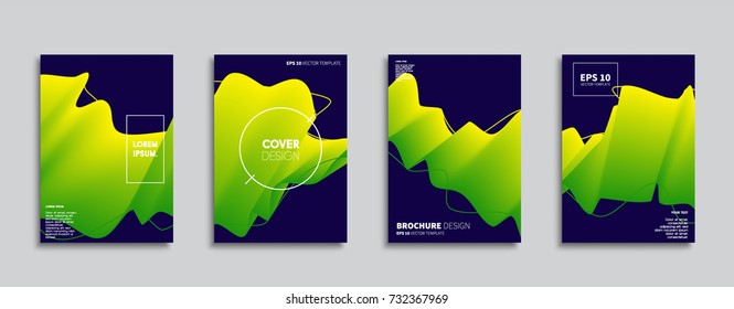 Minimal Vector cover designs. Future Poster templates.