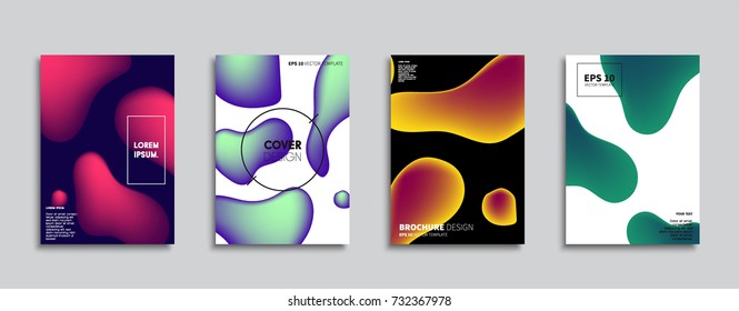 Minimal Vector cover designs. Future Poster templates.