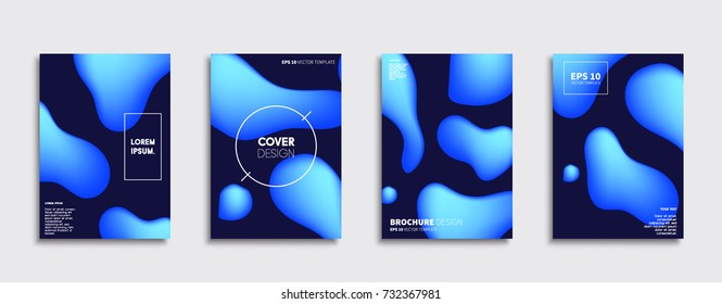 Minimal Vector cover designs. Future Poster templates.