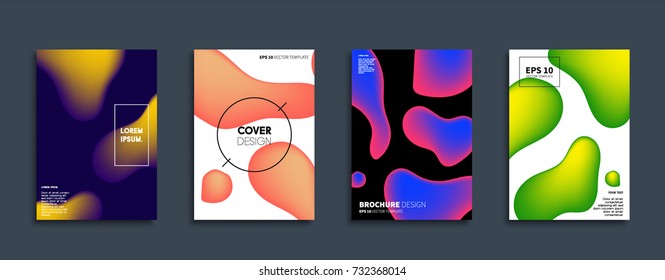 Minimal Vector cover designs. Future Poster templates.