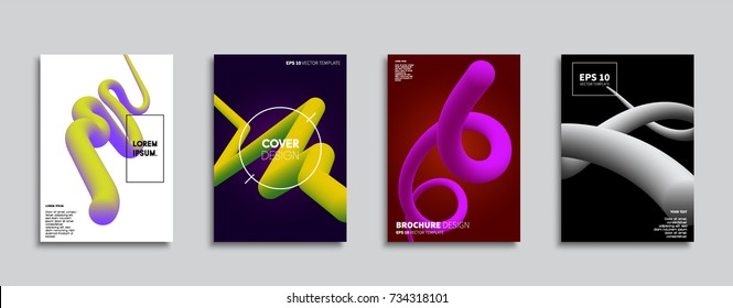 Minimal Vector cover designs. Future Poster templates. Abstract backgrounds.
