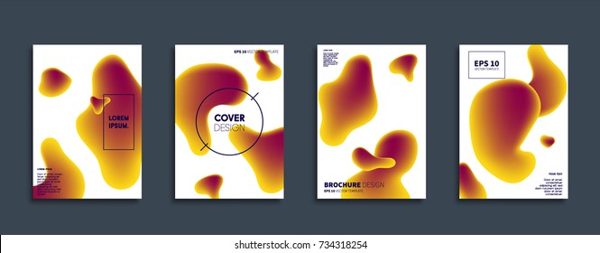 Minimal Vector cover designs. Future Poster templates.