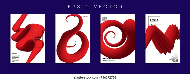 Minimal Vector cover designs. Future Poster templates.