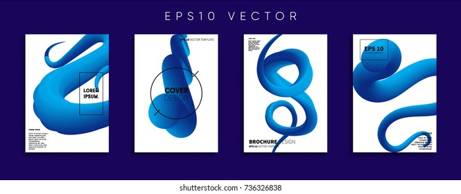 Minimal Vector cover designs. Future Poster templates.