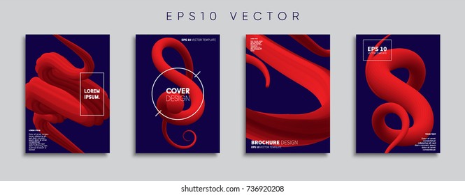 Minimal Vector cover designs. Future Poster templates.