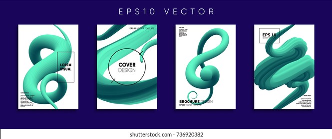 Minimal Vector cover designs. Future Poster templates.