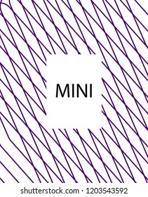 Minimal vector cover. Linear striped template for printing. Flat geometric backdrop design. Black Red White abstract banner. Minimal flyer template. Rich Scarlet Burgundy cover design. Eps10 banner