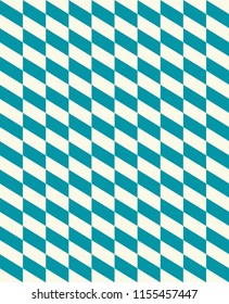 Minimal vector cover. Triangles linear banner print template. Flat geometric backdrop design. Teal White vintage poster. Minimal cover in retro colors. Seamless design. Cream Turquoise Vibe.