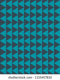 Minimal vector cover. Triangles linear banner print template. Flat geometric backdrop design. Teal Gray vintage poster. Simple cover in retro colors. Seamless vector. Gray Grey Turquoise Vibe.