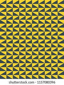 Minimal vector cover. Triangles linear banner print template. Flat geometric backdrop design. Gray Gold vintage poster. Minimal cover in retro colors. Seamless design. Mustard Gold Gray Grey Vibe.
