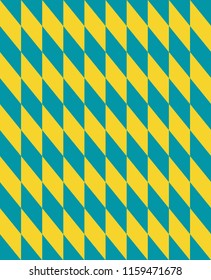 Minimal vector cover. Triangles linear banner print template. Flat geometric backdrop design. Teal Gold vintage poster. Minimal cover in retro colors. Endless vector. Mustard Gold Turquoise Vibe.