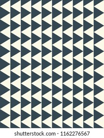 Minimal vector cover. Triangles linear banner print template. Flat geometric backdrop design. White Gray vintage poster. Simple cover in retro colors. Endless vector. Grey Gray Cream White Vibe.