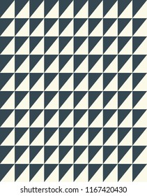 Minimal vector cover. Triangles linear banner print template. Flat geometric backdrop design. White Gray vintage poster. Simple cover in retro colors. Endless vector. Grey Gray Cream White Vibe.