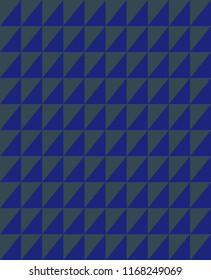 Minimal vector cover. Triangles linear banner print template. Flat geometric backdrop design. Gray and navy poster design. Minimal banner in retro colors. Seamless design. Blue night sky indigo vibe.