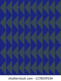 Minimal vector cover. Triangles linear banner print template. Flat geometric backdrop design. Gray and navy graphic layout. Vintage pallete minimal cover. Endless vector. Blue night sky indigo vibe.