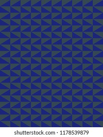 Minimal vector cover. Triangles linear banner print template. Flat geometric backdrop design. Gray and navy poster design. Banner design in retro colors. Endless vector. Blue night sky indigo vibe.