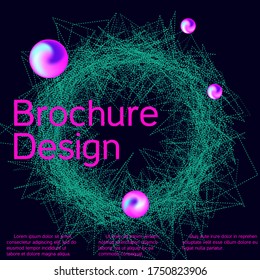 Minimal vector coverage. Cover design for electronic music festival.  Modern abstract music backgrounds. Sound flyer to create a fashionable abstract cover, banner, poster, booklet.