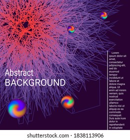 Minimal vector coverage. Cover design for electronic music festival.  Modern abstract music backgrounds. Sound flyer to create a fashionable abstract cover, banner, poster, booklet.