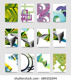Minimal vector covers background set, geometric futurisrtic style