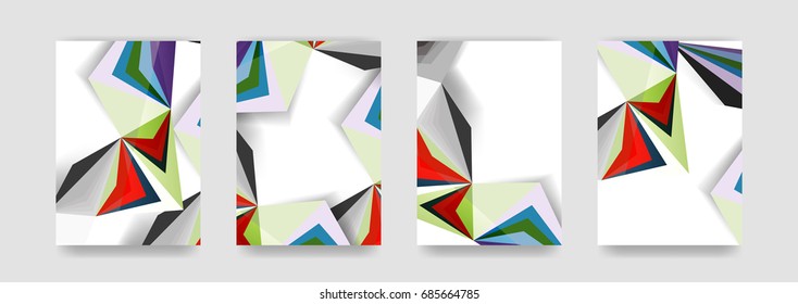 Minimal vector covers background set, geometric futurisrtic style