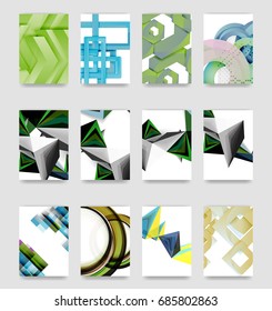 Minimal vector covers background set, geometric futurisrtic style