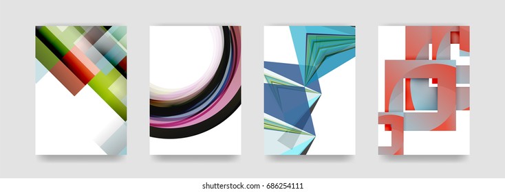 Minimal vector covers background set, geometric futurisrtic style