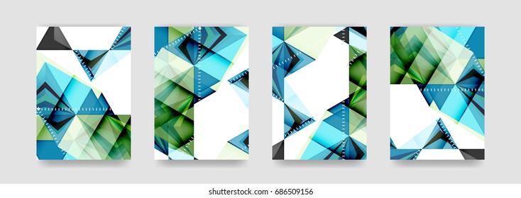 Minimal vector covers background set, geometric futurisrtic style