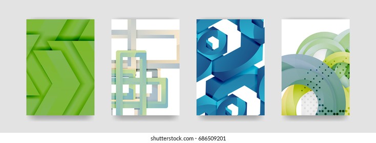 Minimal vector covers background set, geometric futurisrtic style