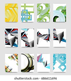 Minimal vector covers background set, geometric futurisrtic style