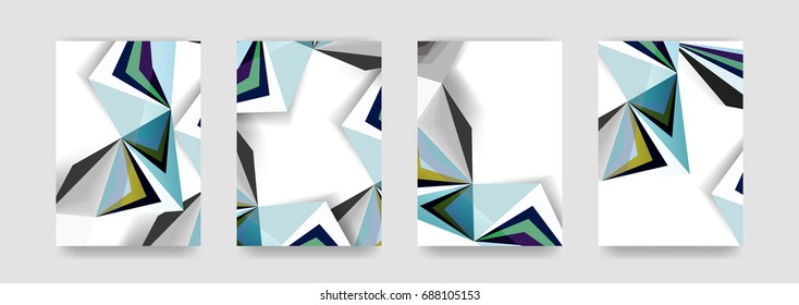 Minimal vector covers background set, geometric futurisrtic style