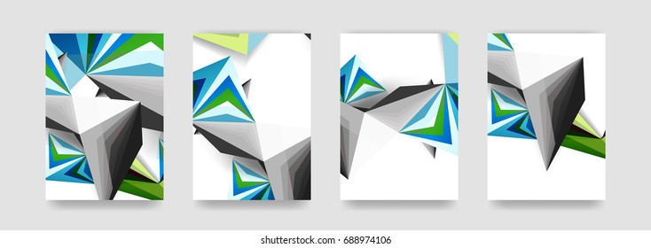 Minimal vector covers background set, geometric futurisrtic style