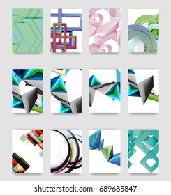 Minimal vector covers background set, geometric futurisrtic style