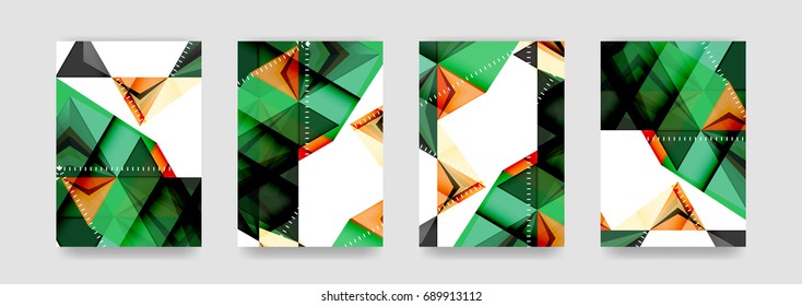 Minimal vector covers background set, geometric futurisrtic style