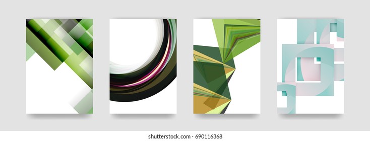 Minimal vector covers background set, geometric futurisrtic style