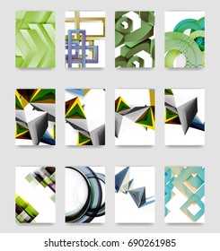 Minimal vector covers background set, geometric futurisrtic style