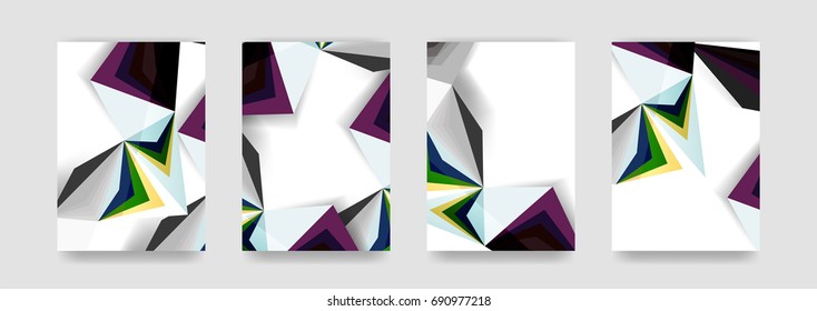 Minimal vector covers background set, geometric futurisrtic style