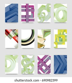 Minimal vector covers background set, geometric futurisrtic style