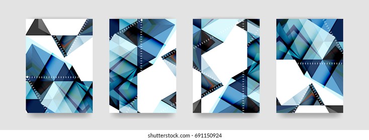 Minimal vector covers background set, geometric futurisrtic style