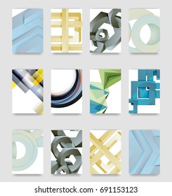 Minimal vector covers background set, geometric futurisrtic style