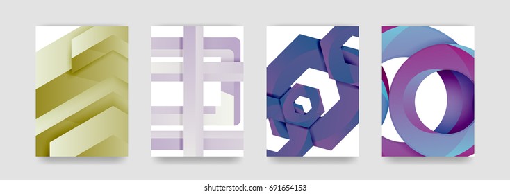 Minimal vector covers background set, geometric futurisrtic style