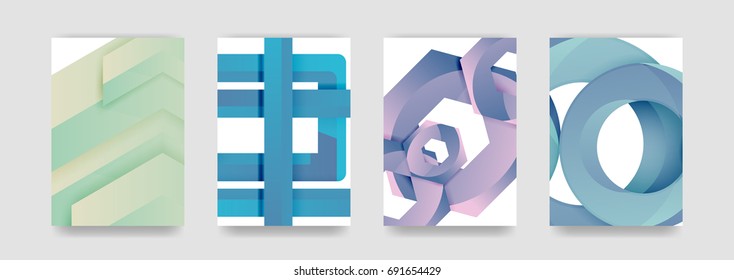 Minimal vector covers background set, geometric futurisrtic style