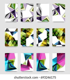 Minimal vector covers background set, geometric futurisrtic style