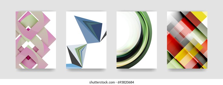 Minimal vector covers background set, geometric futurisrtic style