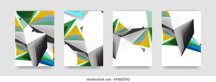 Minimal vector covers background set, geometric futurisrtic style